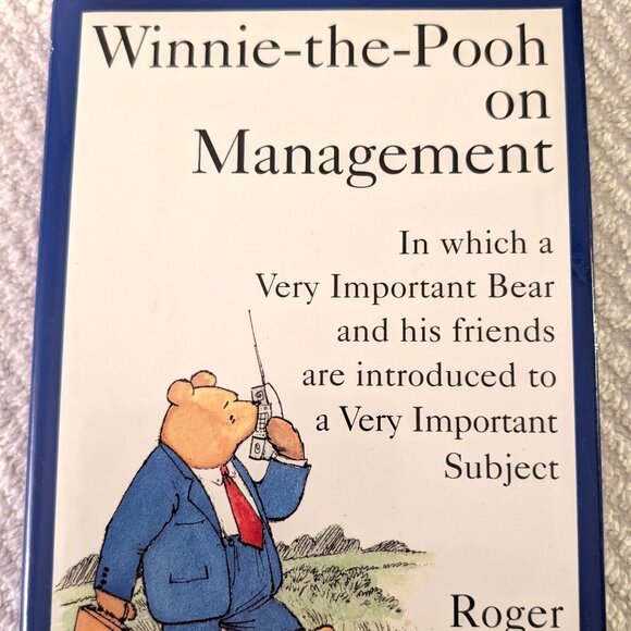 Winnie-the-Pooh on Management By: Roger E. Allen Small Hardcover Book 1994 - Picture 1 of 6